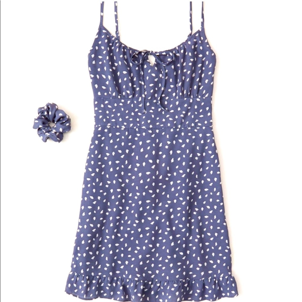 A&F tie front mini dress sz small